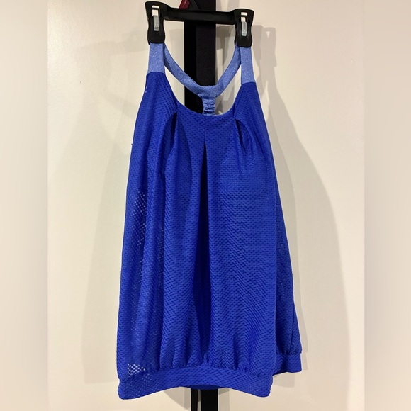 CAbi Heather Blue Racerback Tank Sz M - Picture 1 of 4
